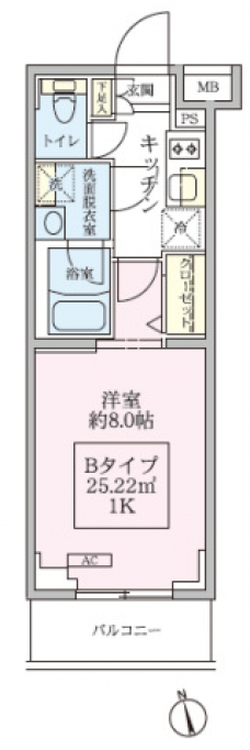 アイル　グランデ川口の間取り図