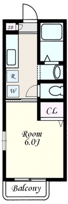 グリーンパレスBの間取り図