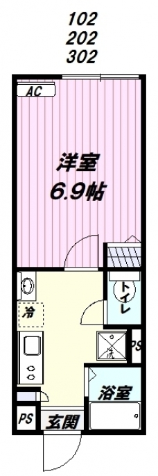 The Garlands（ザ・ガーランズ）の間取り図