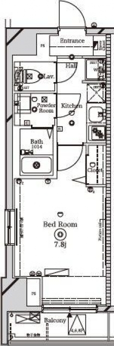 ラフィスタ大師前EASTの間取り図