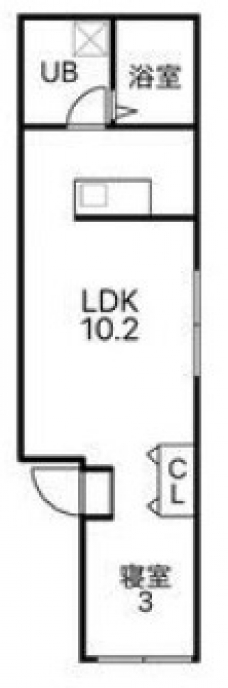 Ｋ－ＰＯＮＯ　ＩＴＡＢＡＳＨＩの間取り図