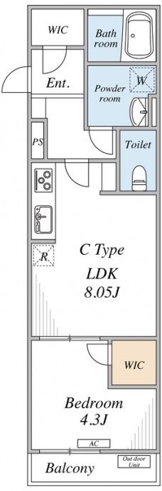リブリ・三ノ輪の間取り図
