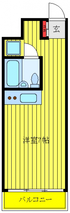 ファミール浅川の間取り図
