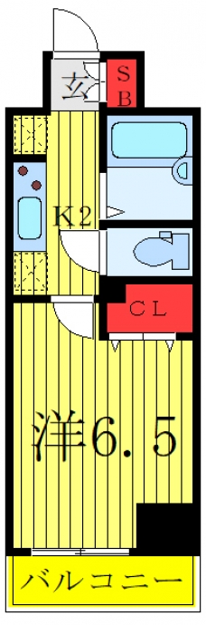 エステムコート池袋ＰＲＩＭＥ　ＡＸＩＡの間取り図