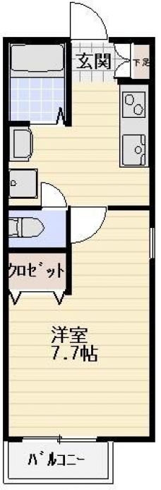ヴィラソリッド加賀の間取り図