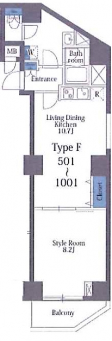 リリーフォート板橋大山の間取り図