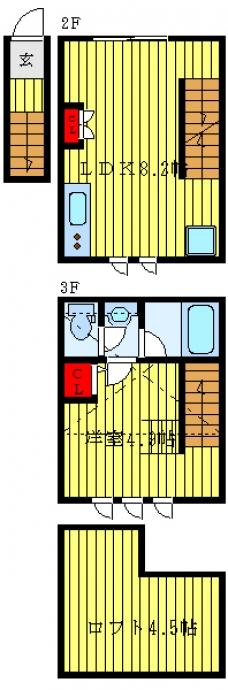 ＢＥＬＡＲＴＥ池袋の間取り図