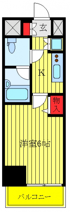 スパシエオリエンス板橋本町の間取り図