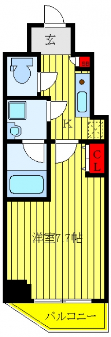 レオーネ板橋本町駅前の間取り図