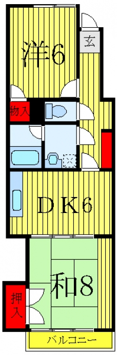 ロイヤルクレストの間取り図