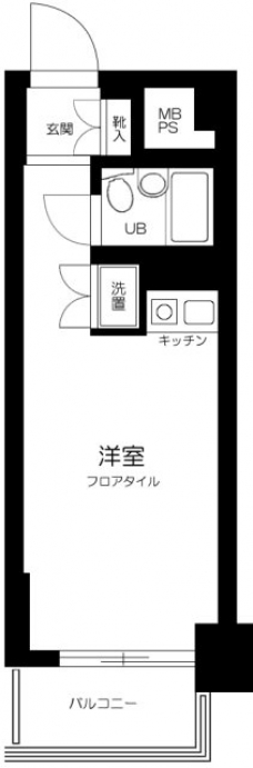ライオンズマンション大山幸町の間取り図