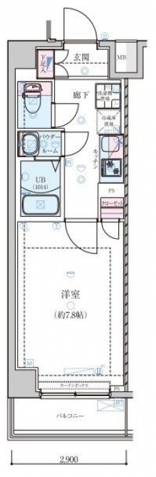 ジェノヴィア練馬高野台スカイランの間取り図