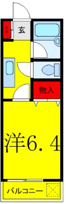 ハイム・フルールの間取り図