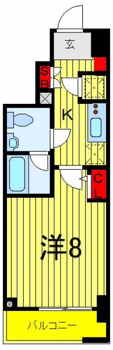 LEXE赤羽の間取り図