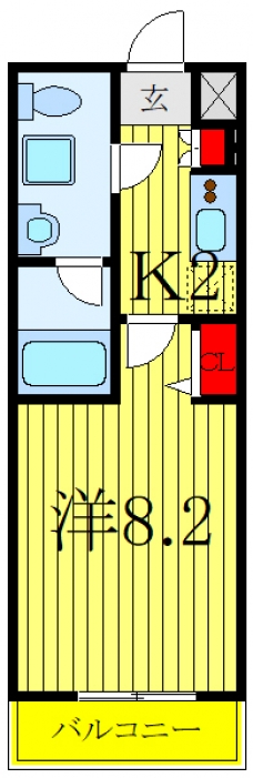 ラフィスタ北赤羽の間取り図