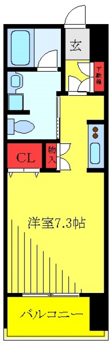 パークキューブ板橋本町の間取り図