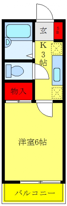 エスポワールの間取り図