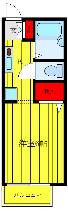ひかりコーポ小日向の間取り図