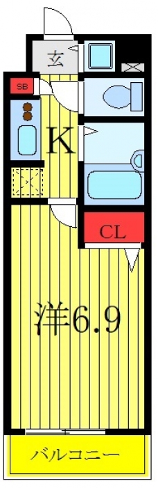 ジェネラルアパートメント常盤台の間取り図