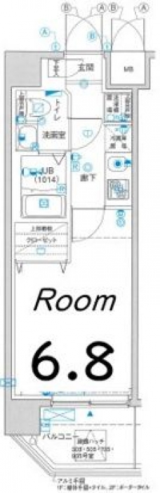 グランフォース西川口の間取り図