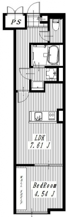 クレストパレス日暮里の間取り図