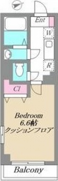 ソルビオス北千住の間取り図