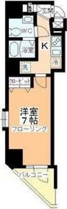 アルファコート西川口12の間取り図
