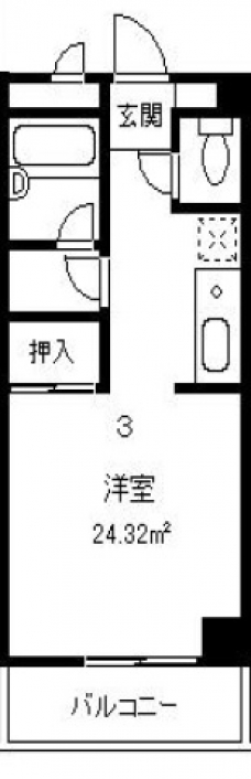 メゾンボヌールの間取り図