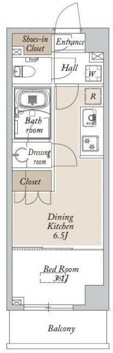ＨＦ東尾久レジデンスの間取り図