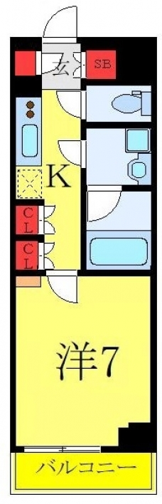 KDXレジデンス中板橋の間取り図