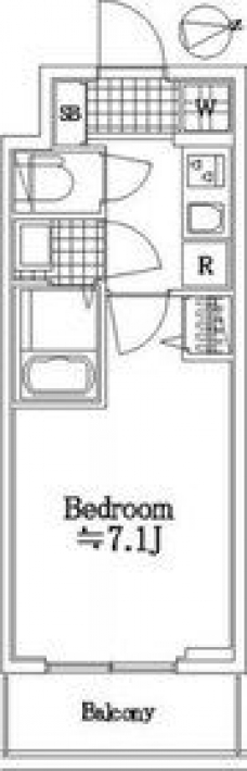 ザ・レジデンス・オブ・トーキョーＳＲ２０の間取り図