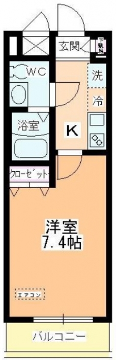 アルファコート西川口22の間取り図