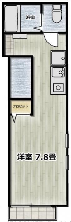クレール長崎の間取り図