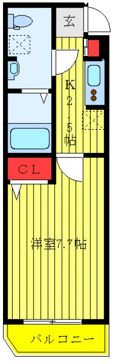 クレヴィスタ赤羽の間取り図