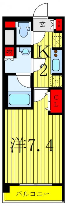Ｎ－ｓｔａｇｅ　赤羽志茂の間取り図