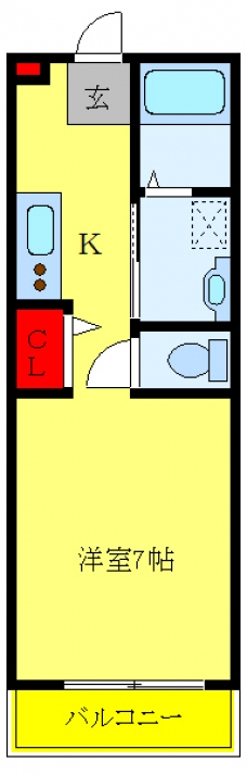 アーバンフォレストの間取り図
