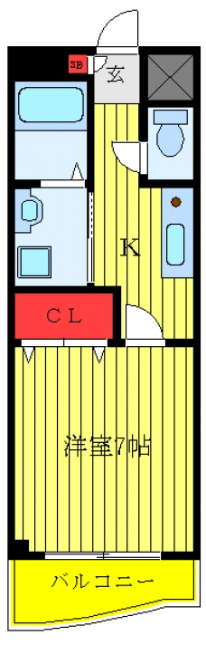 ジェイ・ジルBの間取り図