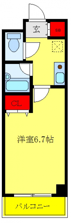 アクシーズⅦの間取り図