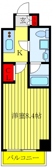 スプレスター王子の間取り図