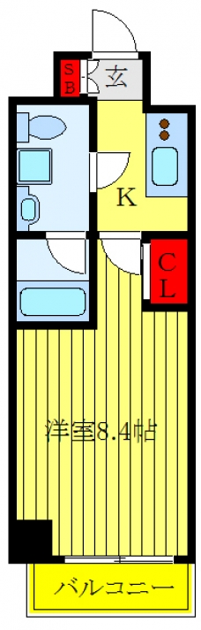 スプレスター王子の間取り図