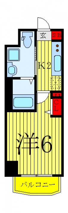 クレヴィスタ池袋本町の間取り図
