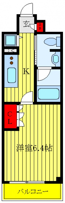 AXAS板橋本町の間取り図
