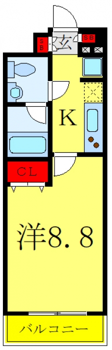 AZEST西高島平の間取り図