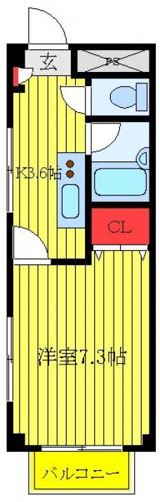 フルーレうららの間取り図