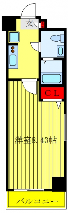 グランパークN.東京の間取り図