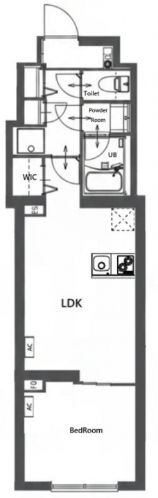CREATIF東日暮里の間取り図