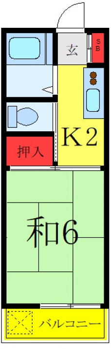メゾン東大泉の間取り図