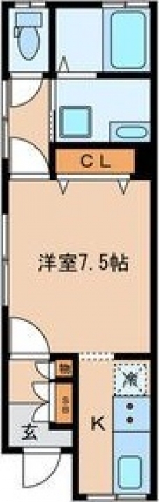 COOP KATO(コーポ カトウ)の間取り図