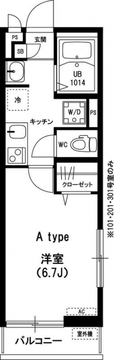 リブリ・Pine Houseの間取り図