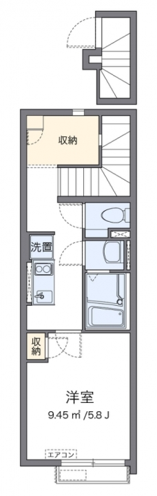 クレイノクラウディア駒込の間取り図